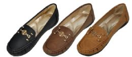 18 Bulk Assorted Ladies Buckle Flats