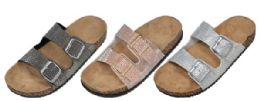 24 Bulk Assorted Ladies Birks Slippers