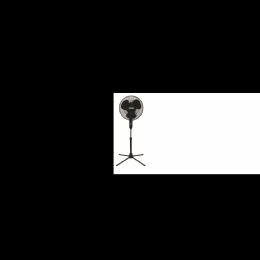 Bulk 16" Black Oscillating Fan 1s With Folding Base