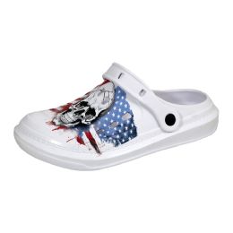 12 Bulk Men's  Clogs Flag&skull