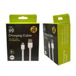 24 Bulk 3 Foot Usb A To Iphone 6-Pin Charging Cable