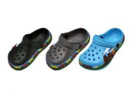 36 Bulk Children Train Themed Clogs
