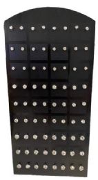 36 Bulk Clear Cube Earring Studs Display