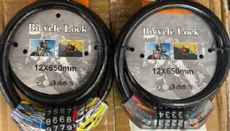 72 Bulk 24" Combination Bicycle Lock