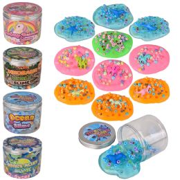 24 Bulk 3.75inch Magic Mix Slime Assortment