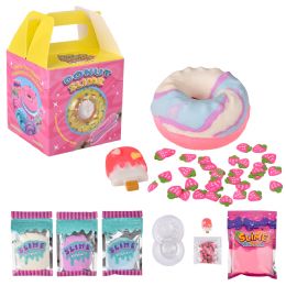 48 Bulk 5.6inch Donut Clay Slime Kit