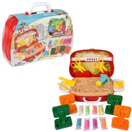 12 Bulk Creative Dough Zoo Mobile Playset