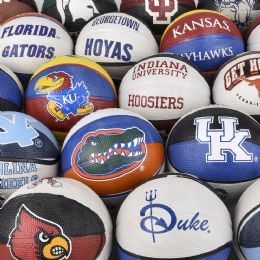 100 Bulk 5inch College Micro Basketballs 100 Pcs/