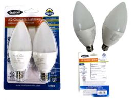 48 Bulk Chandelier Etl Led Lightbulb 2pc C32 E12 4w