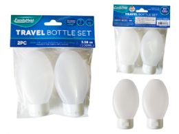96 Bulk Travel Bottle Set 2pc 100ml