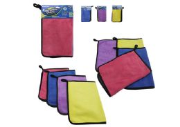 96 Bulk 2-Piece HEAVY DUTY MICROFIBER CLOTHS 30-40CM