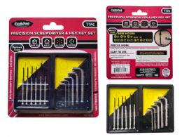 144 Bulk Precision Screwdriver & Hex Key 11pc Set