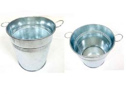 48 Bulk Tin Bucket 7inch Dia X6.5inch H