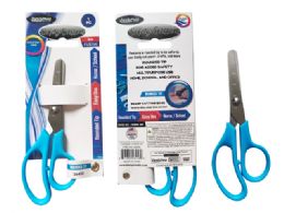 144 Bulk Safety Scissors 5inchl Blue