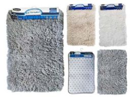 48 Bulk Furry Bath Mat 40x60cm