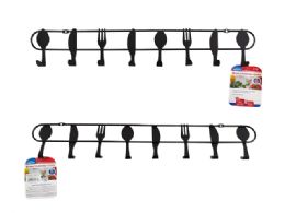 96 Bulk Multipurpose Hooks 18.5inchx3inch Black Clr