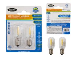 48 Bulk Led Lightbulb 2pc Etl 1w=10w  E12 Applianc