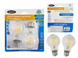 48 Bulk Led Lightbulb Filament Etl 2pc 4w=40w E26 A19