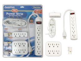 Bulk OUTLET POWER STRIPS and ACCESSORies SET