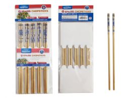 96 Bulk Chopsticks 5pairs Printed 9.5inch L