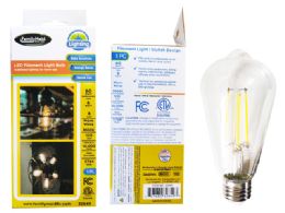 24 Bulk Led Filament Etl Lightbulb 3000k Clr bx