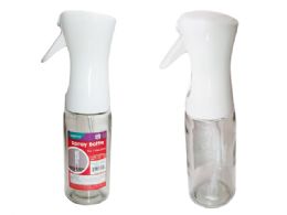 24 Bulk Glass Spray Bottle 220ml White Head 2.25inch X 8.55inch