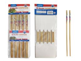 96 Bulk Chopsticks 5pairs Printed 9.5inch L