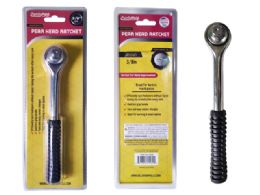 24 Bulk RATCHETING PEAR HEAD WRENCH 7.4" Long