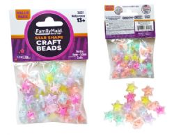144 Bulk Star Shape Beads 12 Oz /36gm
