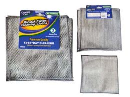 288 Bulk CLEANING CLOTH 4-Piece OIL FREE RAG 8X8"