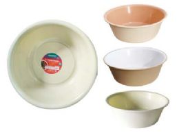 72 Bulk Basin 2-Tone 13inch Dia X4.6inch H Asst Clr