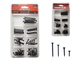 96 Bulk Black Wood Screw 3.5x16.25 40.50mm