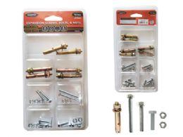 96 Bulk Expanding Screw+bolt +nuts 16sets