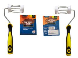 24 Bulk PAINT ROLLER FRAME 3" BLACK YELLOW