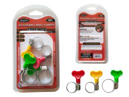 96 Bulk Hose Clamps Adjust 4pc 1x20mm.2x25mm,1x18mm