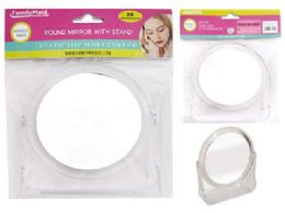 24 Bulk Mirror Rd With Stand 2x Mag 5.7inchx4.92inchx1.58inch