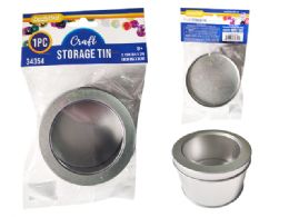 144 Bulk Storage Tin 3.15"diameter X 2"