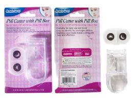 24 Bulk Pill Cutter W/pill Box 3.3inchx1.6inch 2.55inchx1.25inchbox