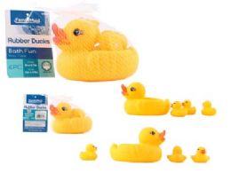 24 Bulk Rubber Duck 4pc Bath