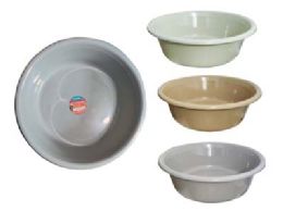 12 Bulk Extra Large Basin 62cm X19cm H 3asst Clr