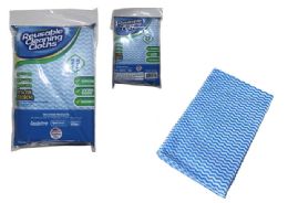 96 Bulk 25-Piece REUSABLE CLEANING SHEETS BLUE Color