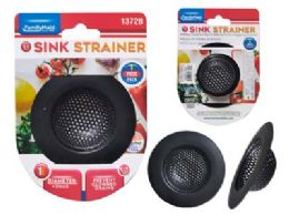 48 Bulk STRAINER BLACK COLOR 3" Diameter