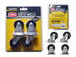 24 Bulk 4-Piece CASTER WHEEL 1.5''