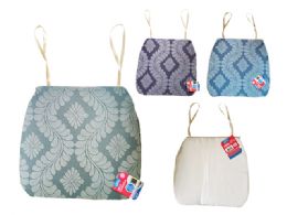 48 Bulk Seat Cushion 16.1inchx15inch Blu,grey,green,brown 4asst