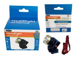 24 Bulk HEADLIGHT With ELASTIC STRAP GOLD BLACK