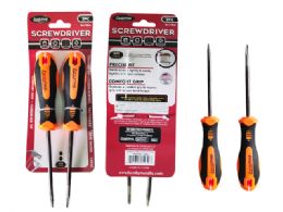 24 Bulk Screwdriver 2pc 4inch