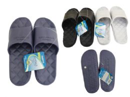 48 Bulk Men's Eva  Sandals Grey, Black ,navy Clr