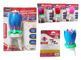 96 Bulk Musical Candle 8 Candles Rainbow,blue,pink,red