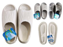 48 Bulk Men's Eva  Sandals Grey, Black ,blue,beige