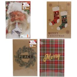 36 Bulk Gift Box Christmas 2pk Shirt Kraft 14.25 X 9.43 X 1.87 Random Assorted